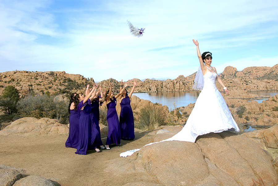 Sesión de fotos profesional para boda Payson AZ