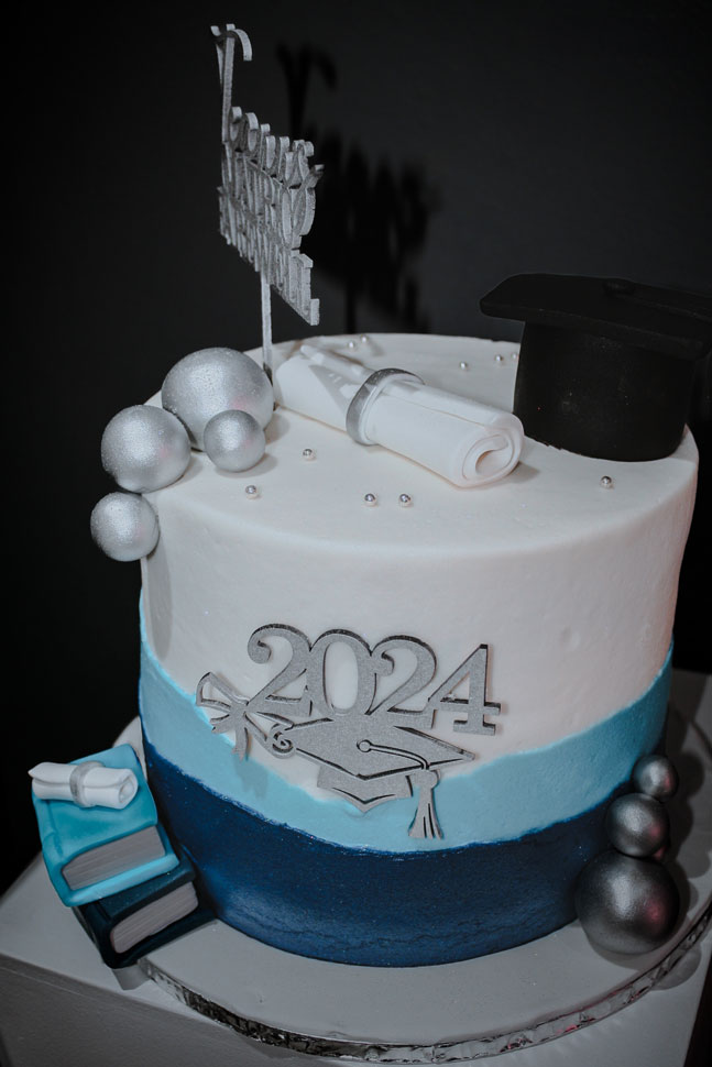Adorno para tarta de graduación personalizado
